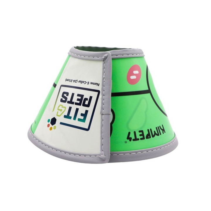 Kołnierz pooperacyjny Fit4Pets na rzep z obszyciem - żaba