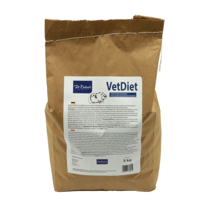 Karma dla świnki morskiej Dr Rodents VetDiet w formie pelletu
