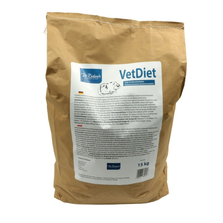 Karma dla świnki morskiej Dr Rodents VetDiet w formie pelletu